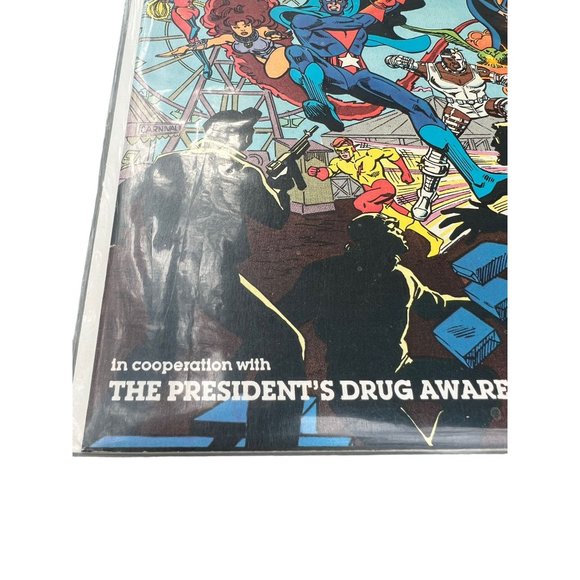 Vintage DC Comic The New Teen Titans in Cooperation President Drug Awareness - Picture 5 of 5